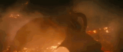 King Ghidorah Roaring GIF
