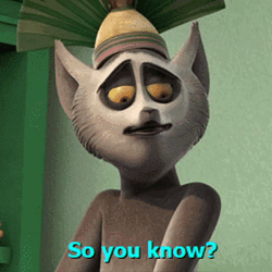 King Julien So You Know GIF