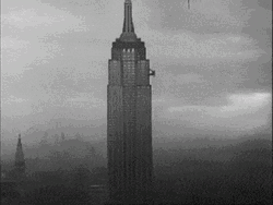 King Kong Climbing Up The Empire State Building GIF