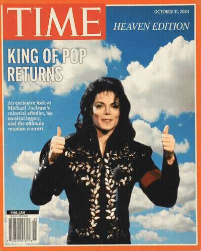 King Of Pop Returns Time Magazine Cover GIF
