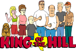 King Of The Hill Casts With Logo GIF