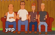 King Of The Hill Drinking Buddies GIF