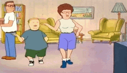 King Of The Hill Family Exercise GIF