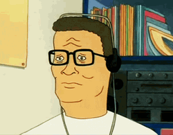 King Of The Hill Hank And Music GIF