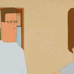 King Of The Hill Square Head GIF