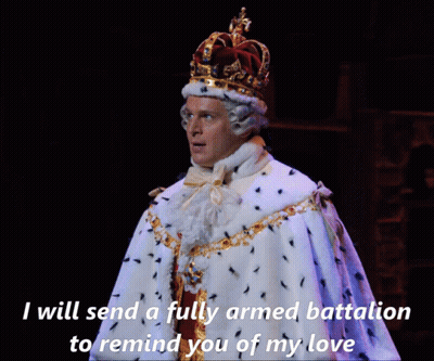 King Saying I Will Send A Fully Armed Battalion GIF