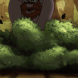 King Zog With Axe Chop On GIF
