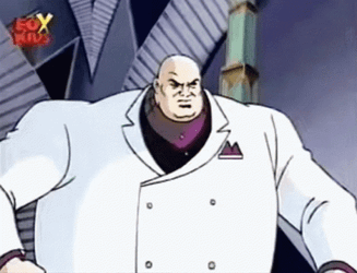 Kingpin Clamping On Spiderman GIF