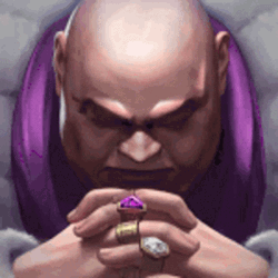 Kingpin Grinning With Sparkling Rings GIF