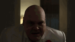Kingpin Shouting At Burglar GIF