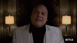 Kingpin Slight Smile GIF