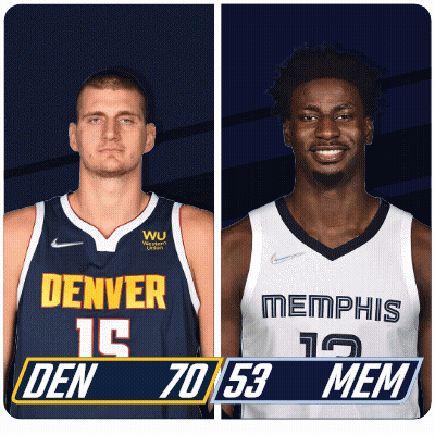 Kings And Denver Basketball Players Standing Together GIF