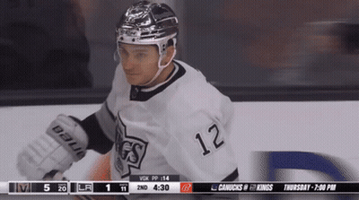 Kings Hockey Players Celebrate Goal GIF