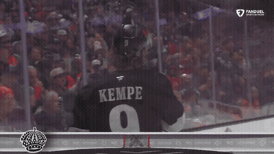 Kings Power Play Goal On Screen GIF