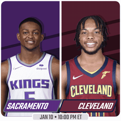 Kings Vs Cavaliers Game January 10 10 PM ET GIF