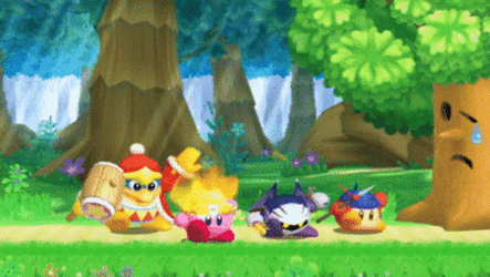 Kirby Dancing Meta Night GIF