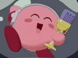 Kirby Happily Singing