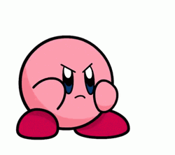 Kirby Madly Punching