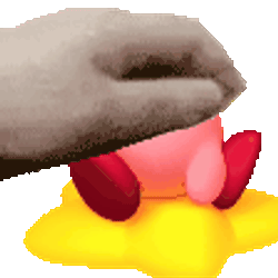 Kirby Petpet Sticker GIF