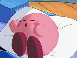 Kirby Sleeping Snoring GIF