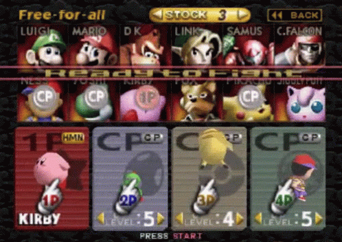 Kirby Video Game Screenshot GIF