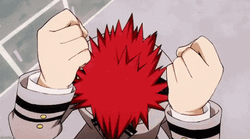 Kirishima Hyped Up GIF