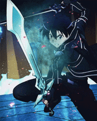 Kirito Sword Cool Animation GIF