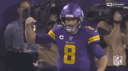 Kirk Cousins Punched In The Air GIF