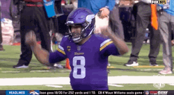 Kirk Cousins Winning Moment GIF