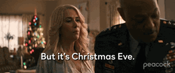 Kirsten Wiig But It's Christmas Eve GIF