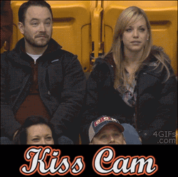 Kiss Cam Cute Couple