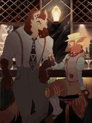  Kiss Hot Furry Yiff GIF