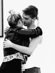 Kiss Hugging Adorable Couple  GIF