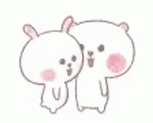 Kiss Kiss Cute Cartoon GIF