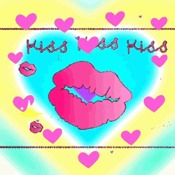 Kiss Kiss Kiss Lips Animation GIF