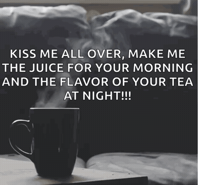 Kiss Me Coffee Cup GIF