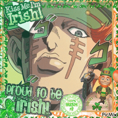 Kiss Me I'm Irish Proud To Be Irish GIF