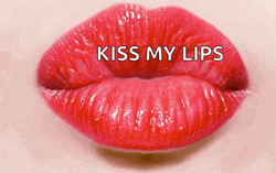 Kiss My Lips Loop GIF