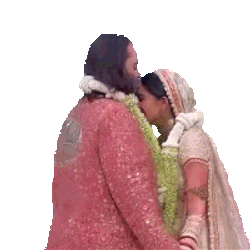 Kiss On The Forehead Anant Ambani Sticker GIF