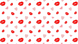 Kisses And Hearts Background