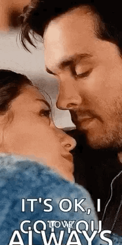 Kissing Couple It's Ok I Love You Always GIF