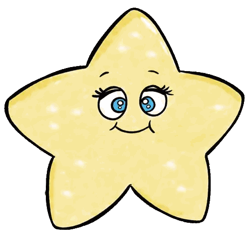 Kissing Star With Red Heart Sticker