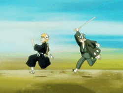 Kisuke Urahara Chasing Run Ichigo Run GIF