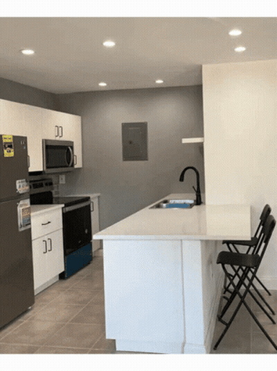 Kitchen Refrigerator With Ice Maker Sticker GIF
