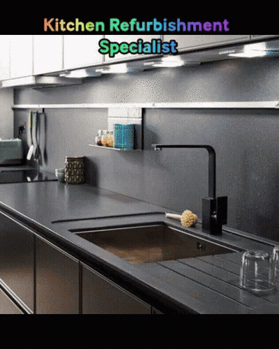 Kitchen With Kitchen Refurbishment Specialist GIF