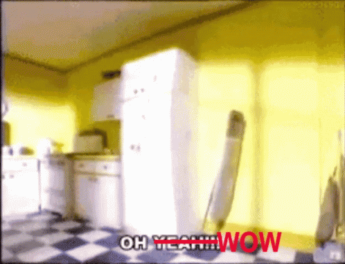 Kitchen With Oh Yeah Wow GIF