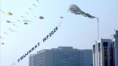 Kite Flying With Gujarat I KF2026