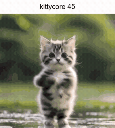 Kitten Standing With Kittycore 45 GIF