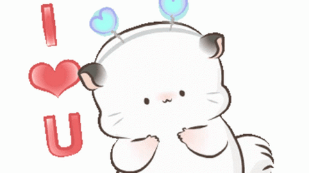 Kitty Glowing Heart Head Band Heart You GIF