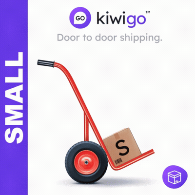 Kiwigo Advertisement Box On Dolly GIF